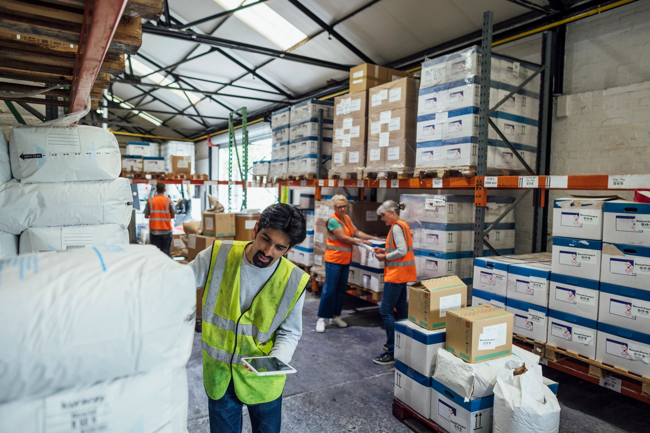 Control de calidad en almacén para insumos sanitarios